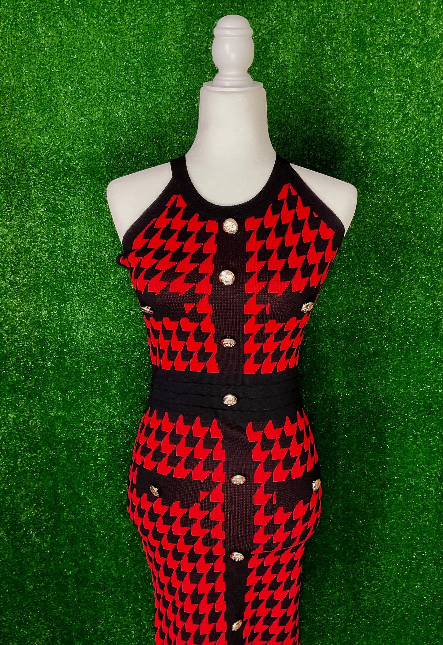 Paris Plaid Dress