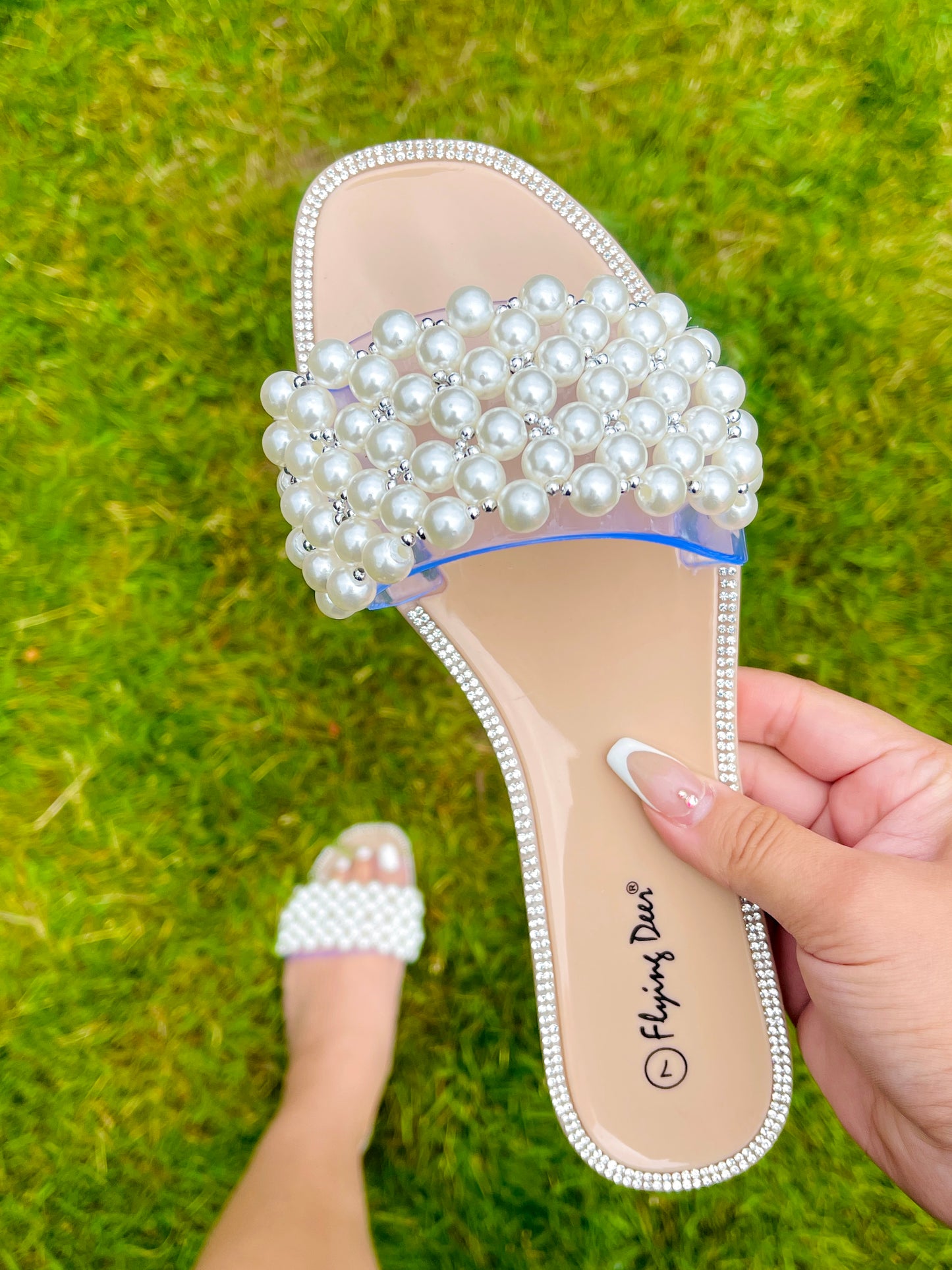 Lauren Pearl Jelly Sandals