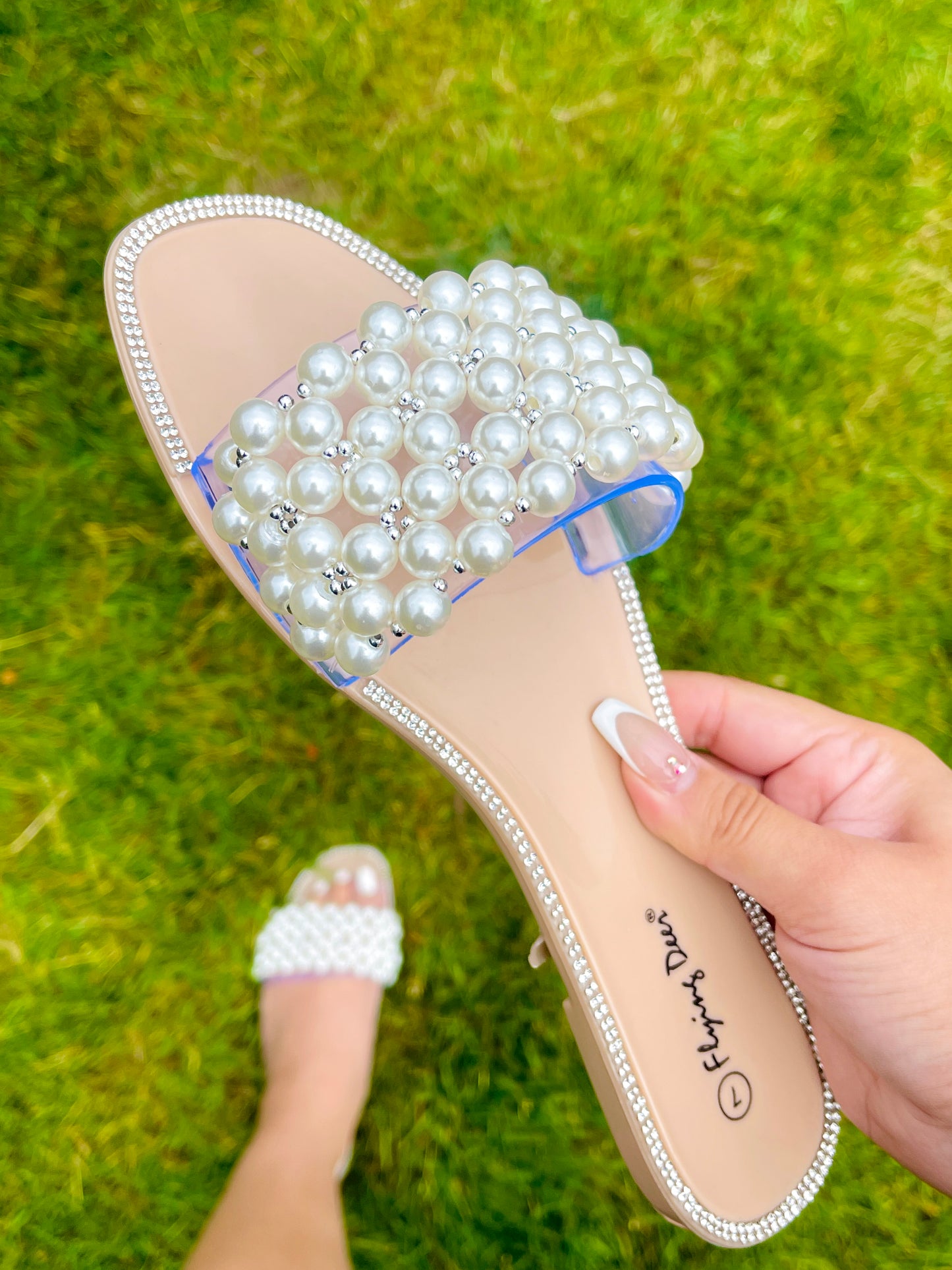 Lauren Pearl Jelly Sandals