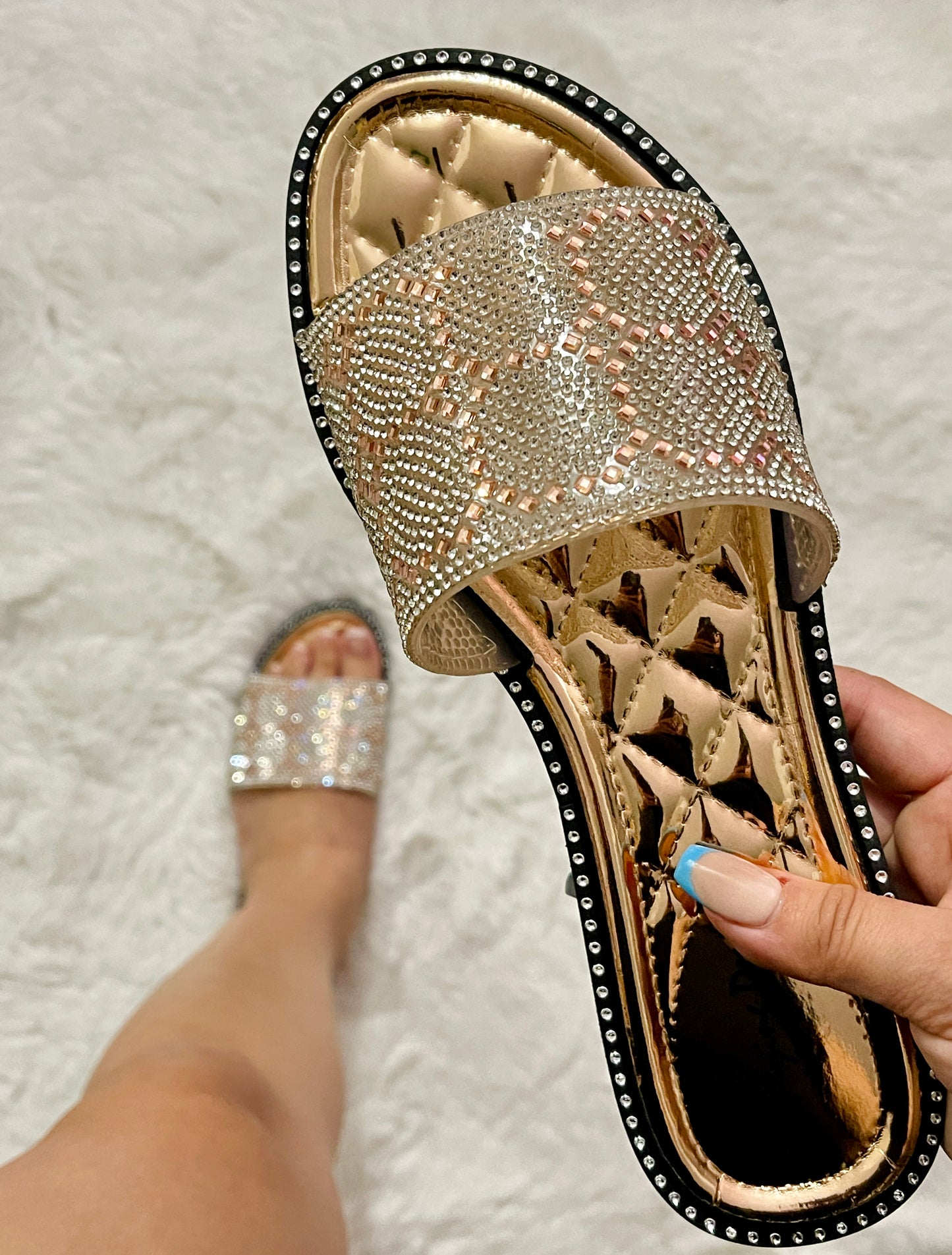 Cindy Sparkly Sandals