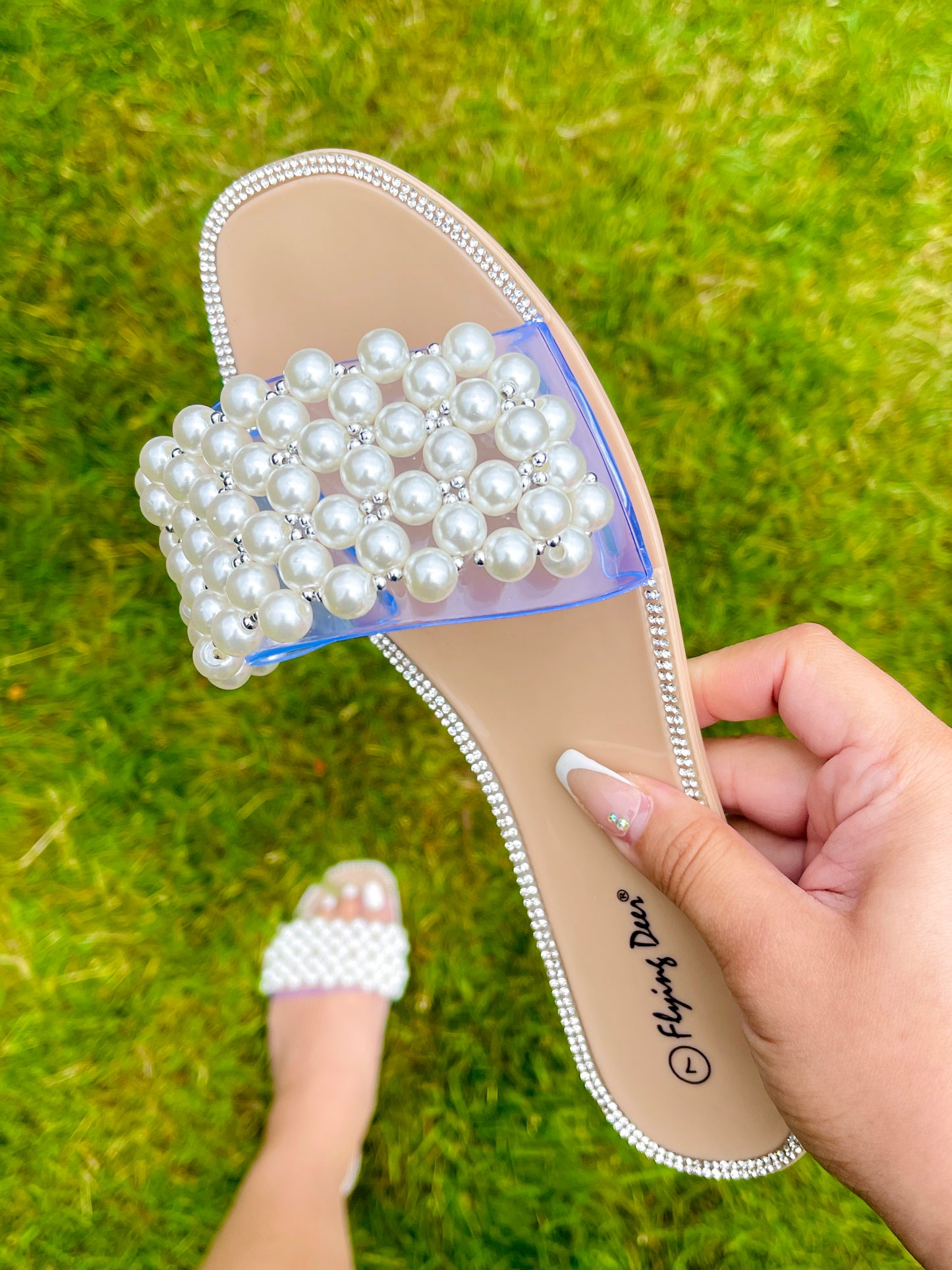 Lauren Pearl Jelly Sandals