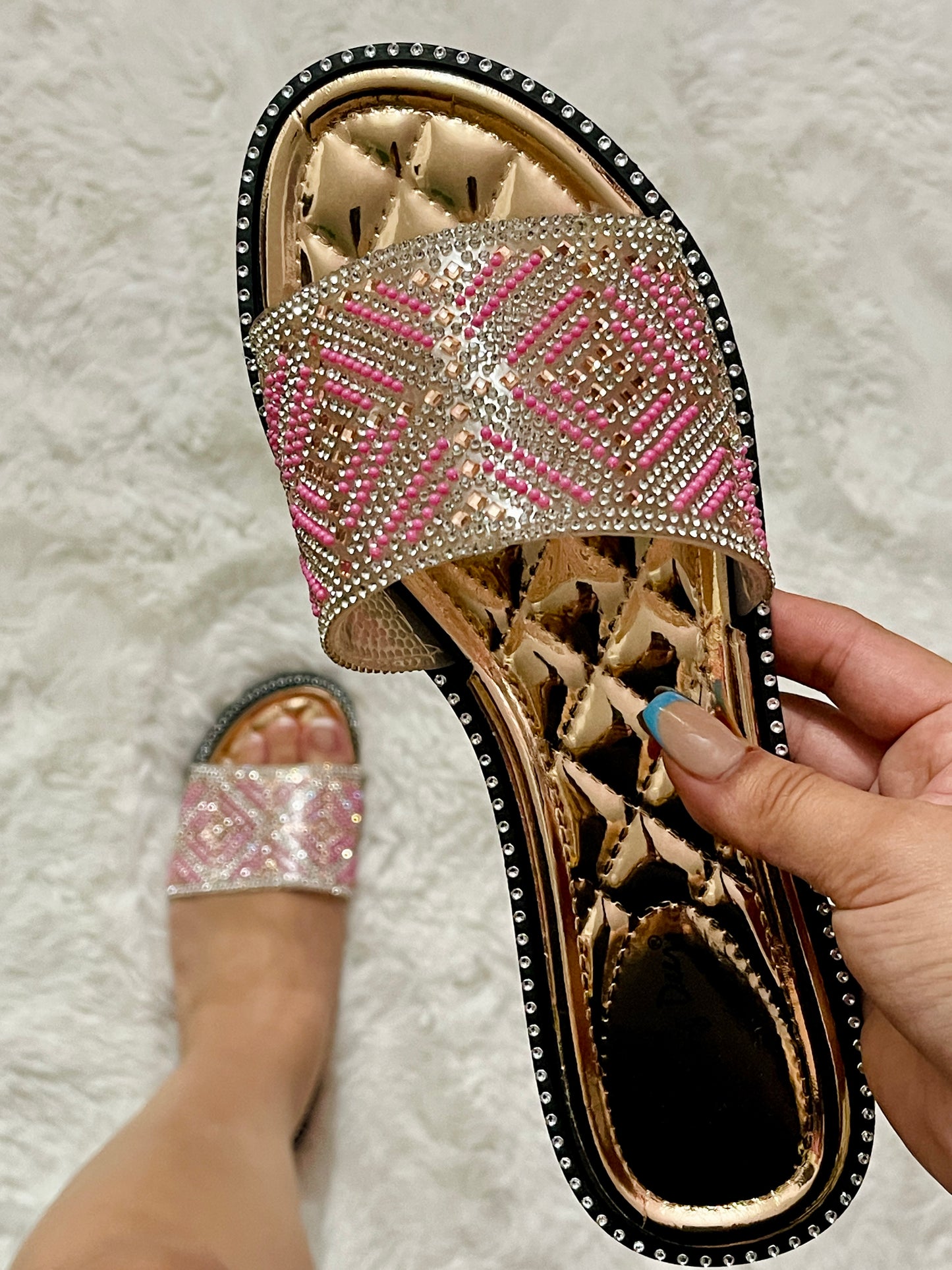 Alina Sparkly Sandals