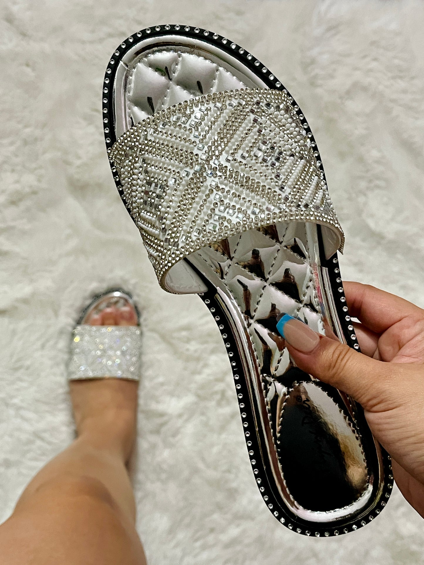 Alina Sparkly Sandals