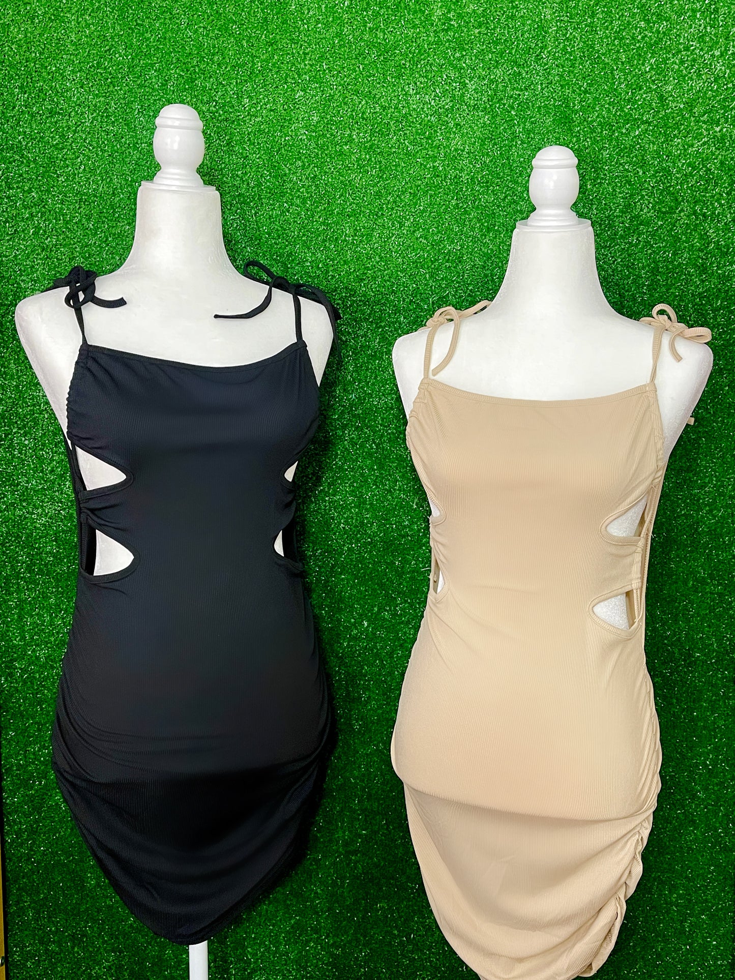 Traviesa Ruched Bodycon Dress