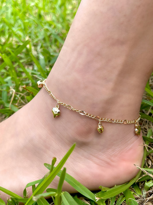 Dangling Hearts Anklet